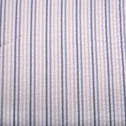 Seersucker JOE Off-White / Blue